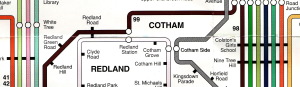 Bus Map for Redland