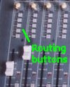 Routing buttons on the Soundcraft Spirit Studio LC