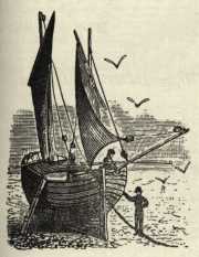 sketch of fishing boat