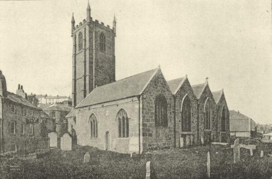 St. Ives church, from the south-east
