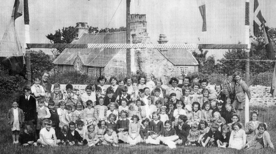 Pupils at St. Ives Junior, Ayr in about 1950