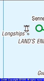 OS map Longships