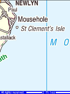 OS map Mousehole
