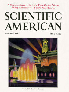 Scientific American cover Feb 1930