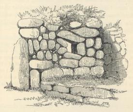 Exterior of End of Rectangular Chamber, Bee-hive Hut, Bosphrennis