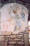 North Aisle: Late C14th with early C15th wall painting of St. George & the Dragon